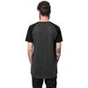 Urban Classics - Shaped Raglan Long Heren Tshirt - Grijs/Zwart Product image